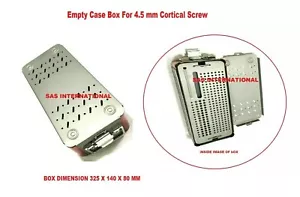Orthopedic Empty Case Box For 4.5 mm Cortical Screw Surgical Instrument - Picture 1 of 6