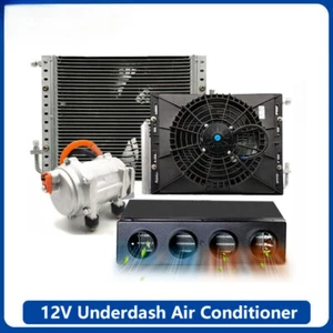 12V Underdash Universal Air Conditioner KIT Cooling&heating evaporator AC Unit - Bild 1 von 16