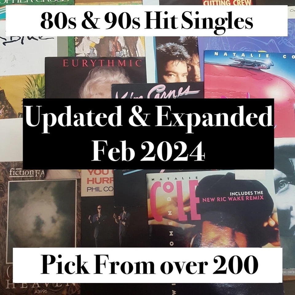 80s & 90s Quality 45rpm VINYL SINGLES - Pick from 220 records [all EX or MINT] - Image 1 of 1