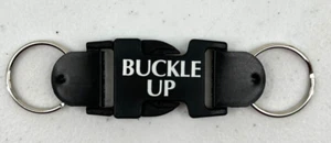 PA DOT Engineering District 2-0 Buckle Up Black Plastic Seat Belt Keychain - Picture 1 of 6