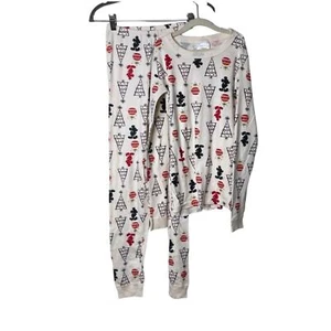 Hanna Andersson Disney Mickey Christmas Long John Pajamas In Organic Cotton 14 - Picture 1 of 3