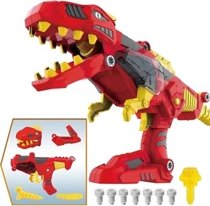 Pistola de elevación Dinosaurio Transformer Blaster TRex Battle Bot Dino niños niños juguete 3 en 1 - Imagen 1 de 15
