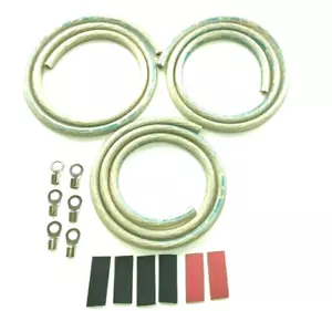 BIG 3 Upgrade OFC PLATINUM Cable Alternator AMP 100% Copper Wire Kit 2 Gauge AWG - Picture 1 of 7