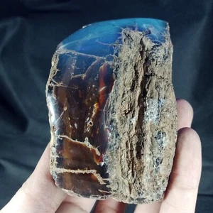 Ámbar natural 154GR parcialmente pulido, marrón rojizo - Imagen 1 de 12