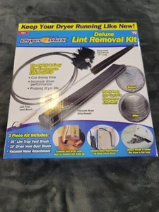 NEW Dryer Max Deluxe Dryer Lint Removal Kit Vacuum Attachment, As Seen On TV - Picture 1 of 5