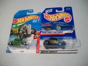 Hot Wheels 1998 First Editions and HW Flames '32 FORD 2 Variations 1:64 Diecast - Picture 1 of 5
