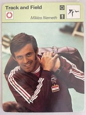 1978 Sportscaster Track and Field Card                       Miklos Nemeth
