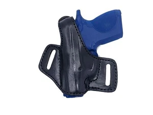Funda para cinturón de cuero con rotura de pulgar OWB se adapta a Smith & Wesson CSX - Imagen 1 de 8