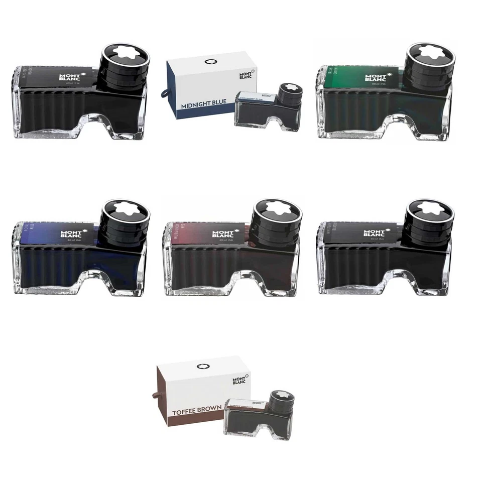 Montblanc® Tintenfass Hochwertige Tinte, Tintenglas 60ml für Füller - Bild 1 von 1