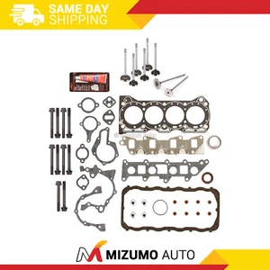 Head Gasket Set Intake Exhaust Valves Fit 86-95 Suzuki Samurai Swift 1.3L G13BA - Picture 1 of 12