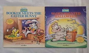U.S. Acres Booker Meets The Easter Bunny & Wade's Halloween Jim Davis HTF OOP - Picture 1 of 6