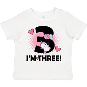 Inktastic 3rd Birthday 3 Year Old Girl Unicorn Toddler T-Shirt Three Im Childs - Picture 1 of 14