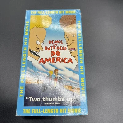 Beavis and Butthead Do America (VHS 1997) MTV Mike Judge Vintage 90’s Animated - Image 1 of 4