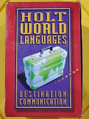SPANISH 1 HOLT WORLD LANGUAGES DESTINATION COMMUNICATION VEN CONMIGO VHS BOX SET - Image 1 of 4