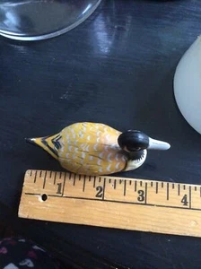 Vintage Enesco Mini Duck Decoy Ceramic? 3 inch - Picture 1 of 4