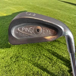 Vintage Ping Eye 2 Black Dot 3 Iron Regular Flex Steel Shaft Right Handed - Picture 1 of 8
