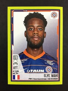 2021 Elye Wahi RC Rookie Sticker Panini Foot 2022 (21-22) #286