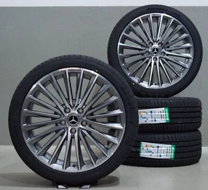 Original Mercedes-Benz A-Klasse W177 CLA C118 19 Zoll Sommerreifen Felgen DOT24. - Bild 1 von 7