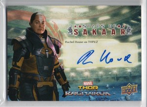 Rachel House as Topaz 2017 UD Thor Ragnarok Auto Stars of Sakaar Autograph