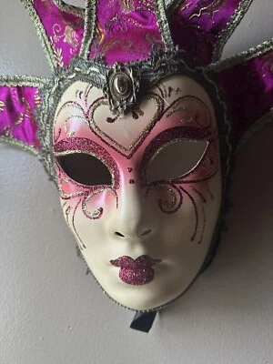 Authentic Face Mask, Jolly Mask, Joker, Made in Italy, Hand - Image 1 of 4