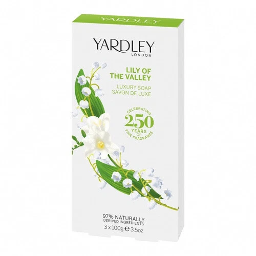 7410062 Yardley London Luxusseife Lily of the Valley 3 x 100g