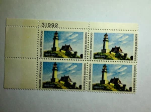 US 6 Cent Maine Statehood 1970, Scott #1391, block of 4, MNH/OG/VF/XF. - Picture 1 of 1