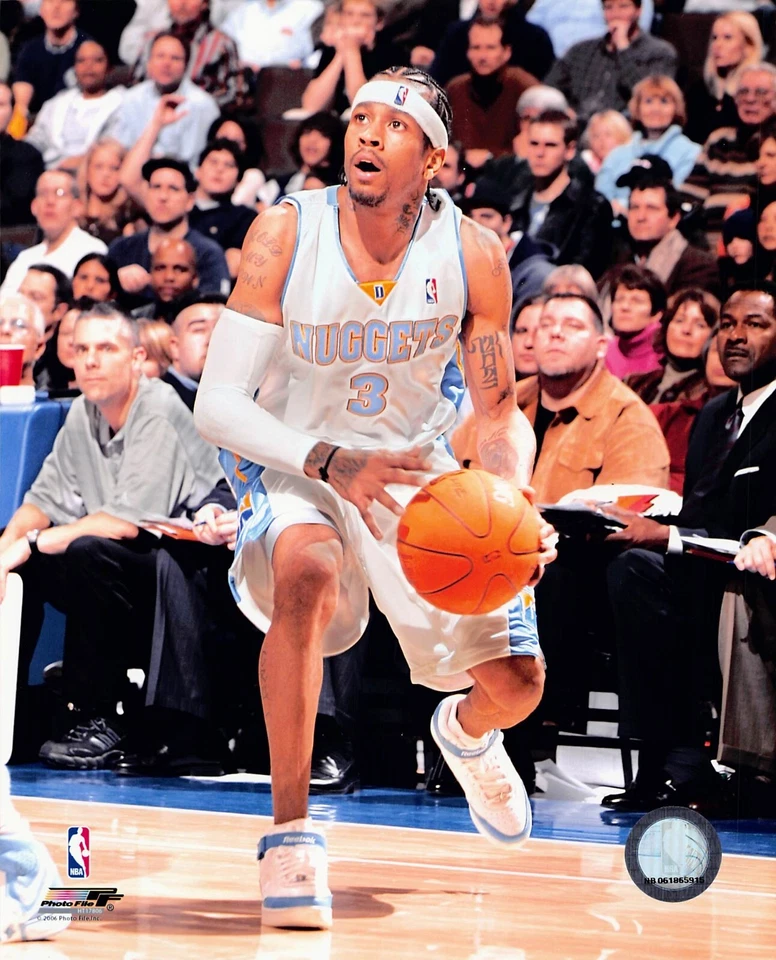 Foto de Allen Iverson Denver Nuggets 8x10 (deportes coleccionables) #103 Foto 1 de 1