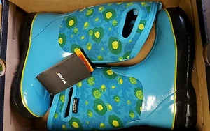 BOGS teal classic handle rubber boots 71848-463 children us 13 - Picture 1 of 1