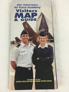 2001 United States Air Force Academy Visitors Map & Guide - Bild 1 von 8