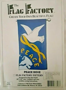 PEACE DOVE Flag Factory 63898 Sewing Craft Project Pattern (H) - Picture 1 of 4