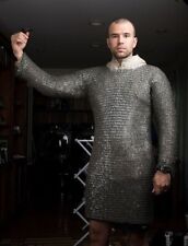 Flat Riveted With Flat Warser Chainmail shirt 8 mm Large Size Full