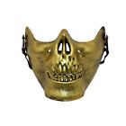 Airsoft Skull Mask Mask Costume Half Face Skeleton Halloween Motorcycle Mask