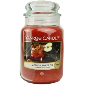 Yankee Candle Duftkerze Apple & Sweet Fig im Glas Jar 623 g Housewarmer - Bild 1 von 2