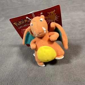Vintage Pokemon Charizard Plüsch Rucksack Clip-On Nintendo Avon 2000 Zipper Pull - Bild 1 von 4