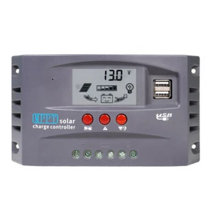 Solar Controller 12Volt/24Volt Automatic Identification Solar ReCharger LCD Z8E4 - Picture 1 of 12