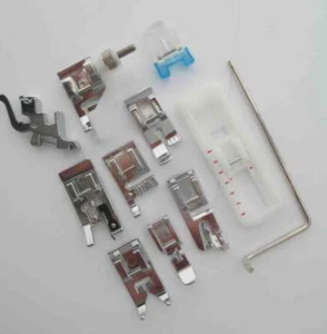 LOW SHANK PRESSER FEET attachments SET for HUSQVARNA VIKING sewing machines - Picture 1 of 5