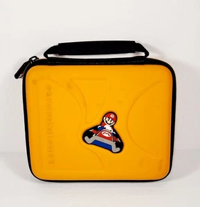 Nintendo 2DS 3DS XL Game Travel Case Mario Kart Orange - Picture 1 of 8