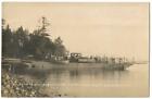 Chazy Landing New York Sweets Automobile Ferry to Vermont RPPC Real Photo 1920's