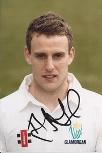 GLAMORGAN * BEN WRIGHT SIGNED 6x4 PORTRAIT PHOTO+COA - Picture 1 of 1