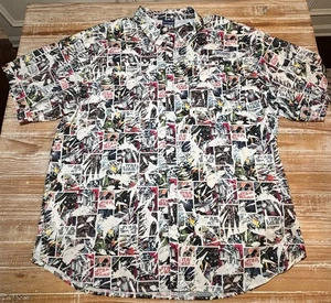 Star Wars Columbia Mens Super Tamiami PFG Short Sleeve Shirt Size XL Lucas Films - Picture 1 of 19