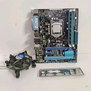 Motherboard ASUS H61M-C LGA1155 Intel H61 + Intel i5-3470 + RAM DDR3 4Gb ✅ - Foto 1 di 5