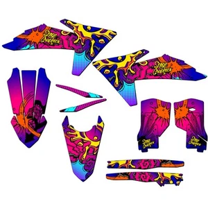 2024-2025 EXC ZANY Pink Senge Graphics Kit Compatible with KTM - Picture 1 of 10