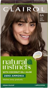 Instincts Semi-Permanent No Ammonia Hair Dye, 6A Light Ash Brown - Picture 1 of 5
