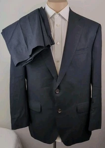 Jack Victor Luxury Collection Barberis Cloth 2 Piece Suit Size 42R - W36 X 27.5 - Picture 1 of 20