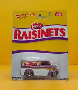 Hot Wheels Premium Nestlé Pasas Entrega de Lácteos Diecast Real Riders Metal - Imagen 1 de 8