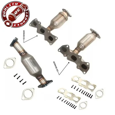 Convertidor catalítico para Kia Amanti 2007-2009 3,8 L/delantero y trasero las 3 piezas Foto 1 de 4