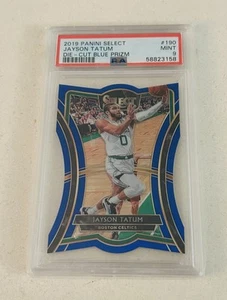 2019 Panini Select Jayson Tatum Blue Concourse Die-Cut /249 Celtics PSA MINT 9 - Picture 1 of 2