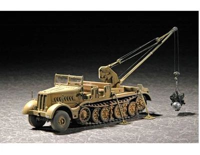 GERMAN sd.kfz.9/1 early version trumpeter 1:72 - Immagine 1 di 4