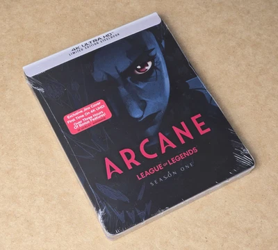 Arcane League Of Legends Season One 4K UHD Blu-ray SteelBook - Brand New - Image 1 of 4