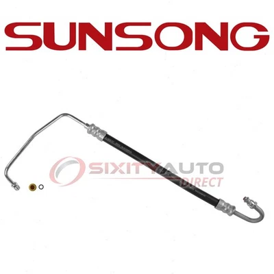 Sunsong Power Steering Pressure Line Hose for 1982-1983 Ford E-100 Econoline nn - Image 1 of 4